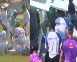 খেলা চলাকালে মাঠেই লুটিয়ে পড়লেন  ক্রিকেটার
