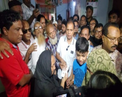 আওয়ামী সন্ত্রাসীদের হামলা&mdash; বগুড়ায় নিহত যুবদল নেতা রাহুল সরকারের পরিবারের পাশে তারেক রহমান