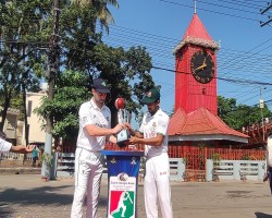 সিলেটে বাংলাদেশ-আয়ারল্যান্ড টেস্ট সিরিজের ট্রফি উন্মোচন