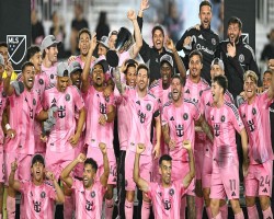 একটি ট্রফি জিতে আরেকটির অপেক্ষায় মেসির মায়ামি