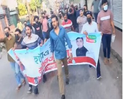 সিলেটে নিষিদ্ধঘোষিত ছাত্রলীগের ঝটিকা মিছিল
