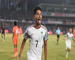 মোরসালিনের গোলে এগিয়ে বাংলাদেশ