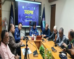 হবিগঞ্জে সাংবাদিকদের সঙ্গে পুলিশ সুপারের মতবিনিময়