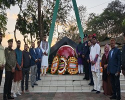 কোম্পানীগঞ্জে বীর শহীদদের প্রতি সর্বস্তরের শ্রদ্ধা নিবেদন