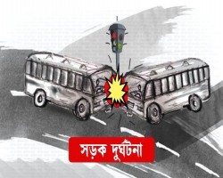 দক্ষিণ সুরমায় বাস ও ট্রাকের মুখোমুখি সংঘর্ষে আহত ১০