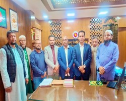 বিয়ানীবাজারে জুলাই হত্যা মামলার আসামিদের সাথে ইউএনও'র ফটোশেসন