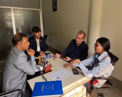 সিলেট জেলা প্রেসক্লাব নেতৃবৃন্দের সাথে ইইউ পর্যবেক্ষক দলের সাক্ষাৎ