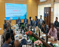 ভোটের জনসচেতনতা বাড়াতে হবিগঞ্জে সাংবাদিকদের সঙ্গে ডিসির মতবিনিময়