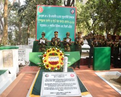সিলেটে যথাযোগ্য মর্যাদায় জেনারেল ওসমানীর ৪২তম মৃত্যুবার্ষিকী পালিত