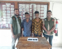 সিলেটে ডিবির অভিযানে ইয়াবাসহ সবুর ও রুবেল আটক